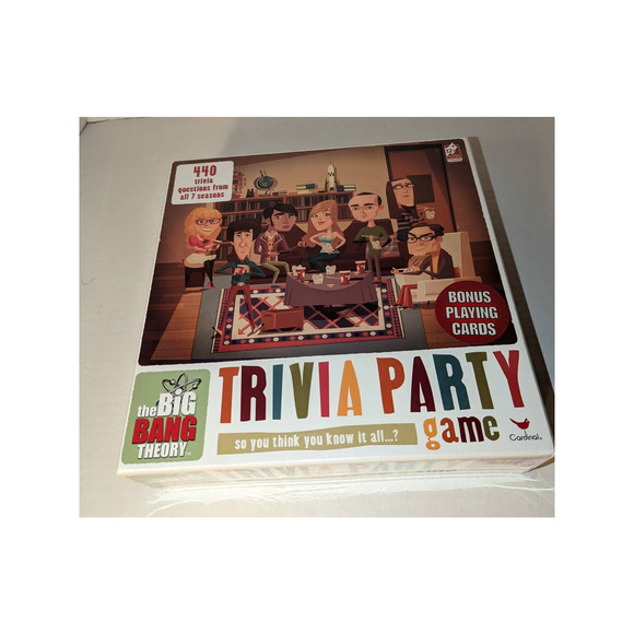 The Big Bang Theory Trivia Party Game Discontinued Sealed 440 Questions 7 Season - Picture 1 of 3